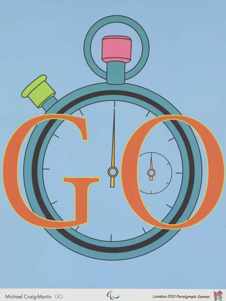 Michael Craig-Martin, ‘GO (Gold Edition)’, 2011, Print, Six colour screen print on 410gsm Somerset Satin paper, null, 