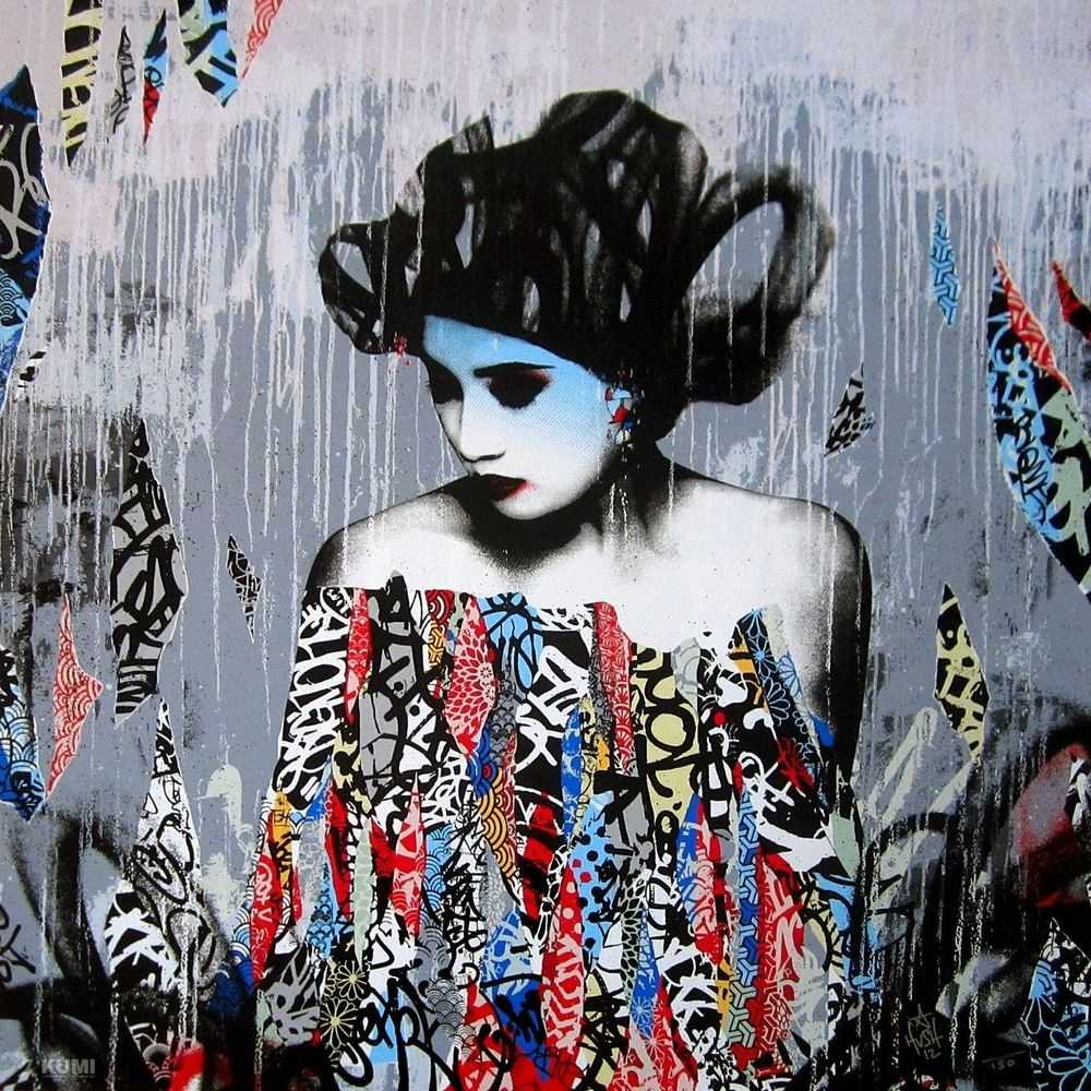 Hush, ‘Siren In Motion’, 14-06-2012, Print, 24 colour Screen Print + 2 varnishes on 300gsm Somerset Velvet, Metro Gallery, Numbered