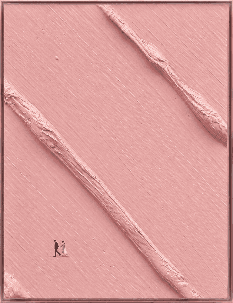 Werner Bronkhorst, ‘Asphalt Meadows (Rose)’, 2025, Print, Giclée Print on Hahnemühle Daguerre Canvas 400g, null, 