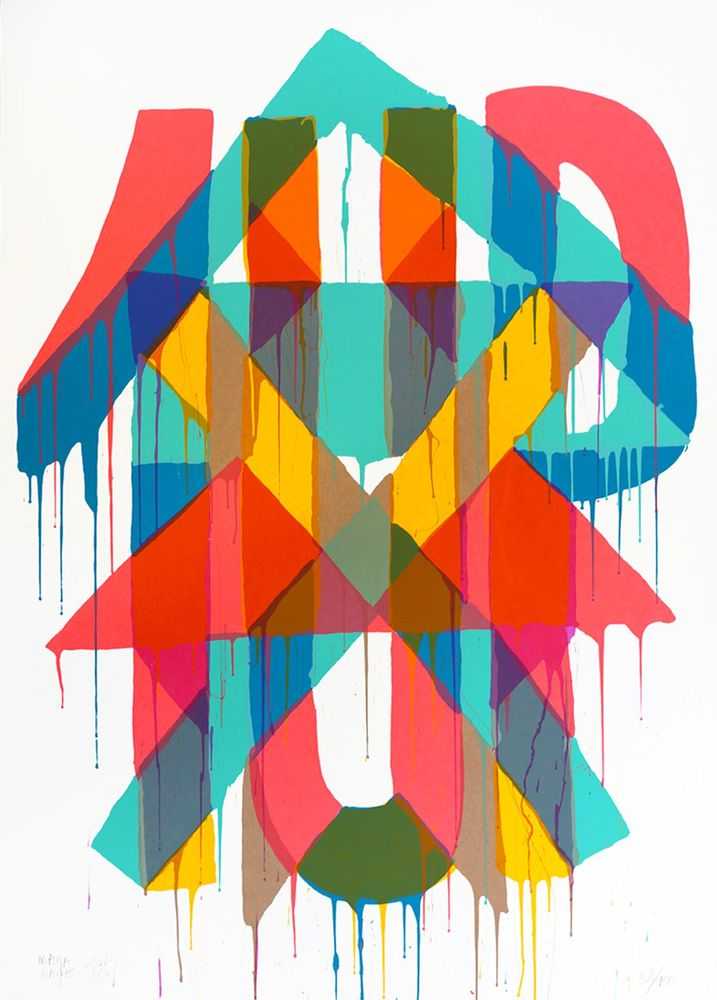 1UP, ‘Collabro’, 08-07-2020, Print, Screenprint on 320gsm Coventry Rag, Growroom Showroom, Numbered