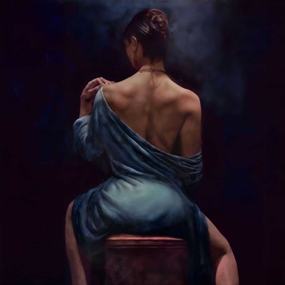 Hamish Blakely, ‘The Blue Dress’, 2016, Print, Giclée, null, Numbered