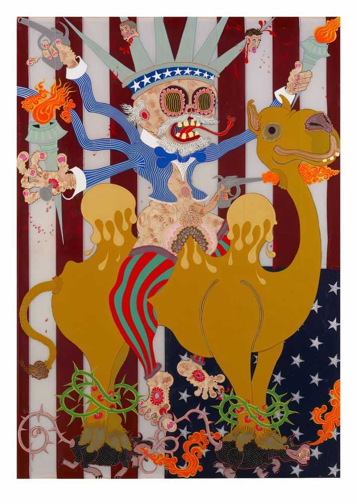 Aaron Johnson, ‘Second Coming Of Uncle Sam’, 14-10-2010, Print, Archival pigment print on 300gsm thick, acid and lignin free 100% cotton rag, NOWhere Limited, Numbered
