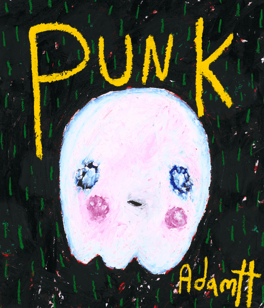Adam Handler, ‘Punk Ghost’, 2021, Print, 4 Color Hand Screen Print w/ Satin Varnish on Mohawk Superfine UltraWhite, 160lb cover, 7th Phase, Numbered, Handfinished