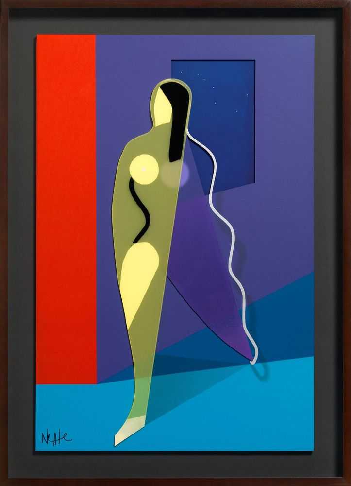 Adam Neate, ‘Night To Day’, 10-08-2013, Print, Silkscreen, vinyl, plastic and aerosol on laser cut card, Elms Lesters, Framed