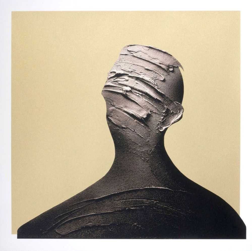 Adam Neate, ‘Portrait (2020) (Metallic Gold)’, 08-10-2020, Print, 7 colour screen print on Somerset Tub Satin 410gsm with deckled edges, Fluorescent Smogg, Numbered