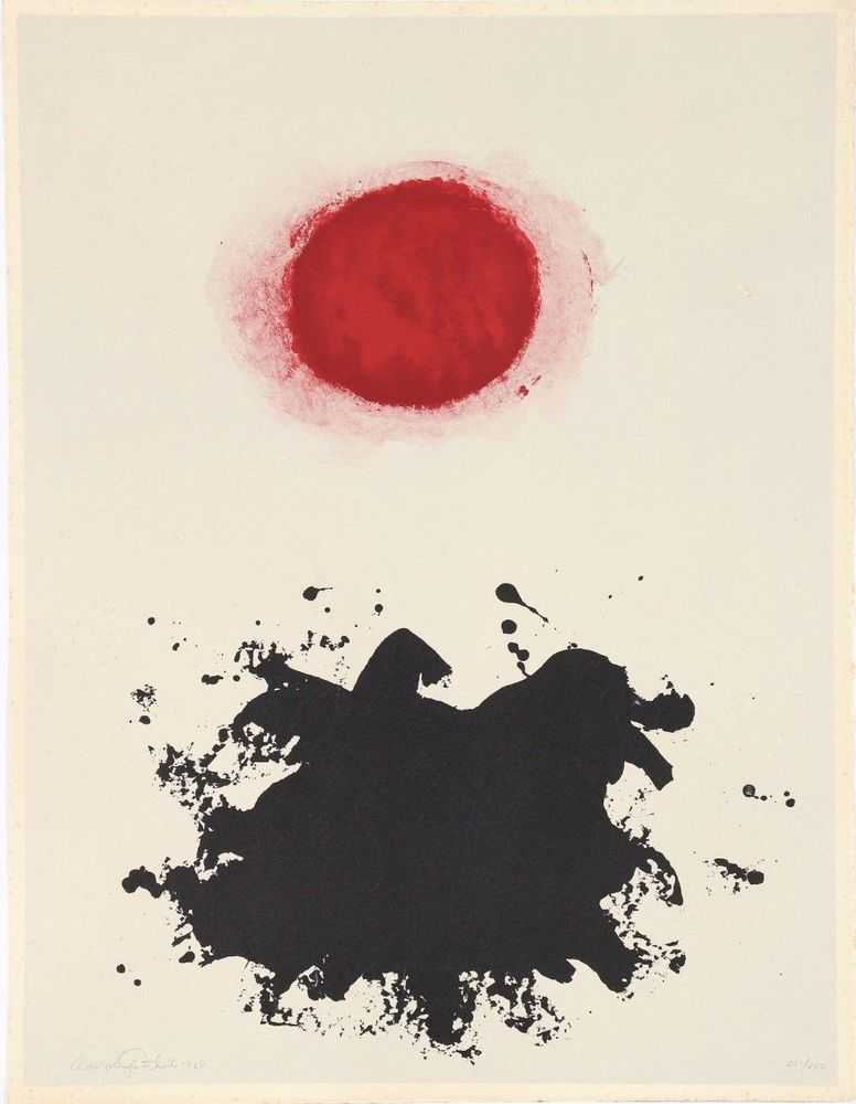 Adolph Gottlieb, ‘Untitled (from the "Flight" portfolio)’, 1971, Print, Color lithograph on Arches paper, null, Numbered