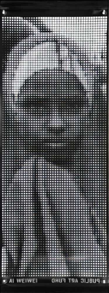 Ai Weiwei, ‘Banner 200’, 20-06-2018, Print, CNC cut vinyl, Public Art Fund, 