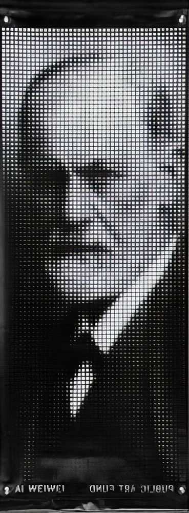 Ai Weiwei, ‘Banner 50’, 20-06-2018, Print, CNC cut vinyl, Public Art Fund, 