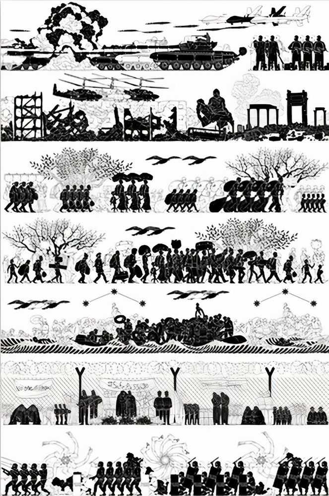 Ai Weiwei, ‘Odyssey’, 17-10-2017, Print, Offset lithograph, Public Art Fund, 
