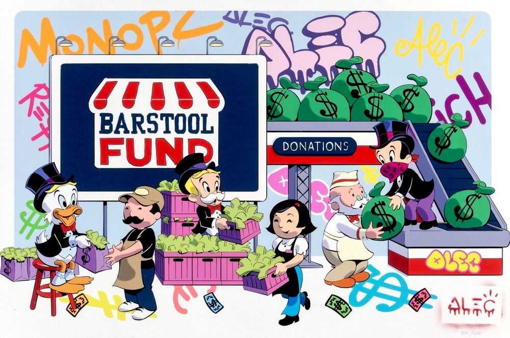 Alec Monopoly, ‘Monopz Saves Small Biz (Edition of 1,000)’, 2021, Print, Silkscreen, Self-released, Numbered
