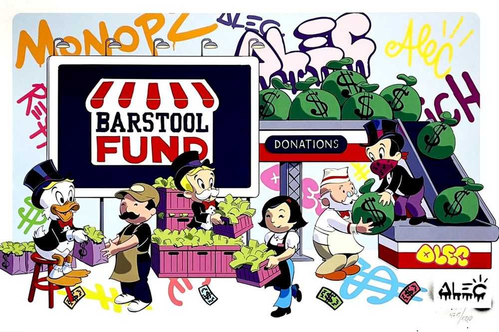 Alec Monopoly, ‘Monopz Saves Small Biz (Edition of 500)’, 2021, Print, Silkscreen, Self-released, Numbered