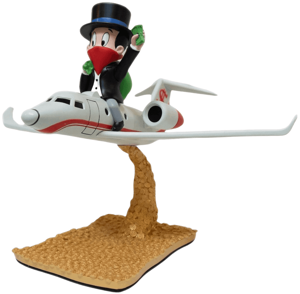 Alec Monopoly, ‘Rich Airways’, 2021, Sculpture, Painted cast vinyl, ArtLife, Numbered