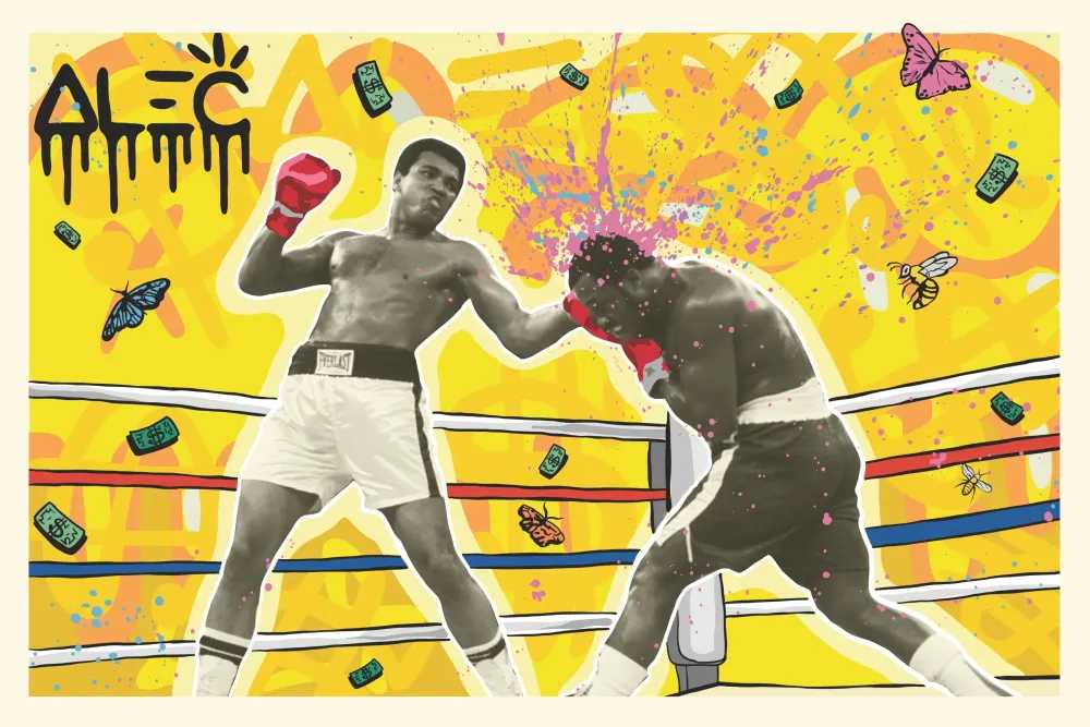 Alec Monopoly, ‘The Greatest of All Time (Yellow)’, 10-02-2022, Print, Pigment on heavy watercolour paper, Self-released, Numbered