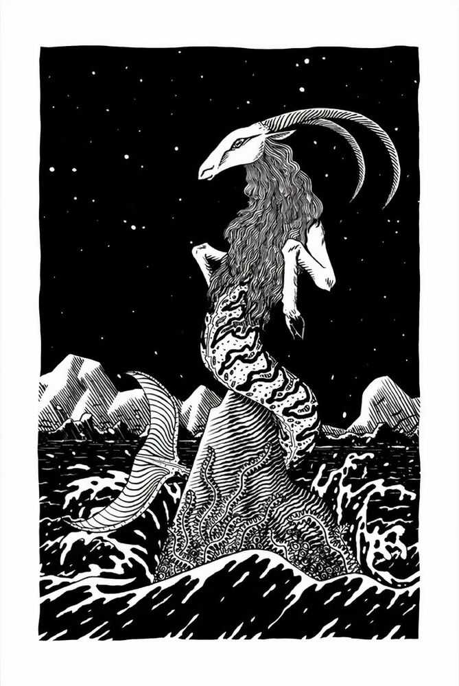Alejandro Cardenas, ‘Capricorn’, 2018, Print, Archival offset prints on heavy weight matte paper, Ethereal Culture, Numbered