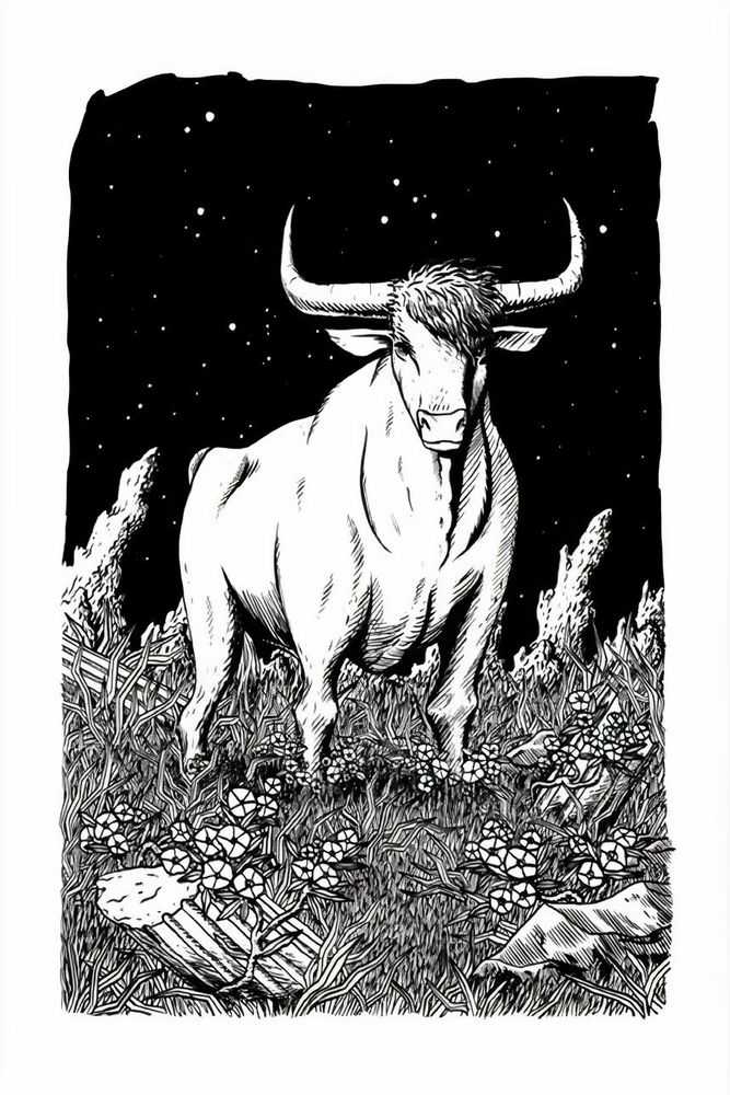 Alejandro Cardenas, ‘Taurus’, 2018, Print, Archival offset prints on heavy weight matte paper, Ethereal Culture, Numbered