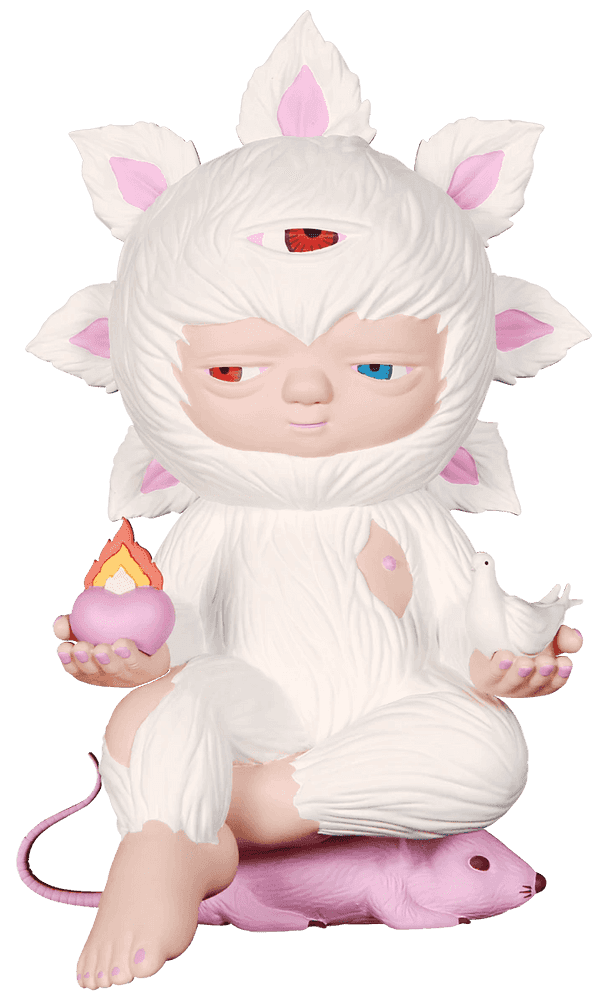 Alex Face, ‘Baby Beyond (White)’, 11-04-2020, Sculpture, Polystone, Mighty Jaxx, 