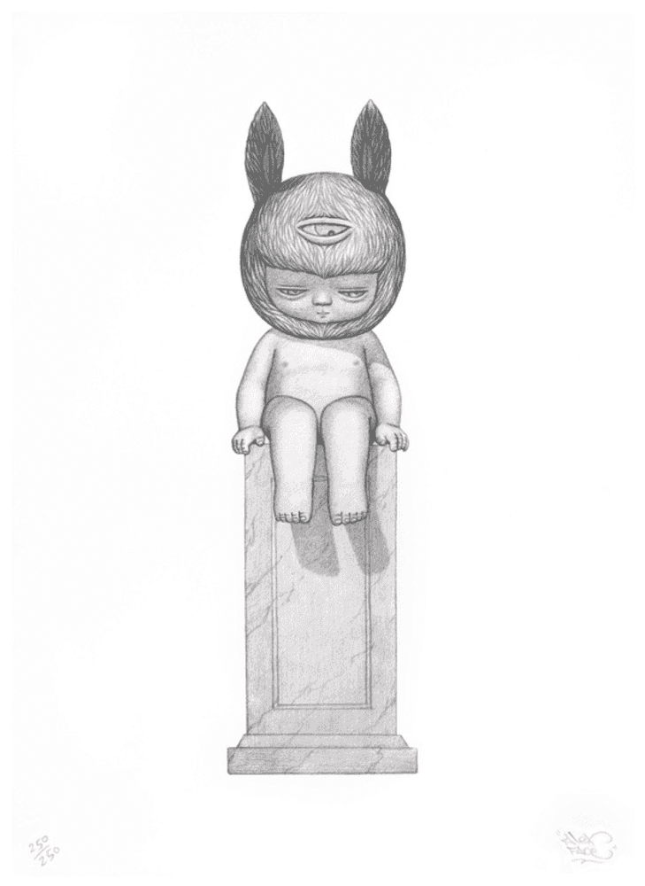 Alex Face, ‘Monument of Hope No.1’, 2020, Print, 2 colours hand-pulled screenprint on paper 325gsm, Bangkok CityCity Gallery, Numbered