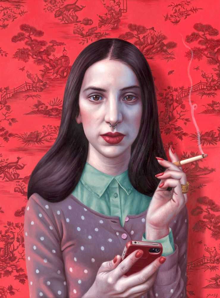 Alex Gross, ‘Chinese Wallpaper (Tslil)’, 2012, Print, Epson Surecolor P800 large format printer using archival Ultrachrome inks on Lexjet Sunset Hot Press rag 310 gsm paper, Self released, Numbered