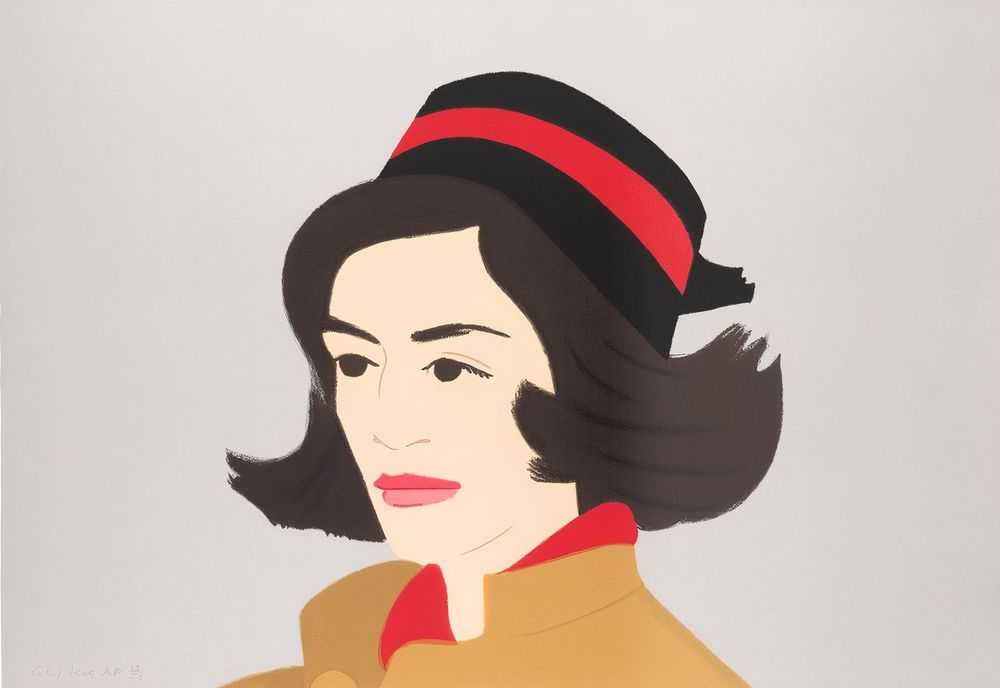 Alex Katz, ‘Ada in Hat’, 1990, Print, Silkscreen in fourteen colours on Arches Roll Stock 100% Rag paper, Gaultney Klineman Art, Numbered