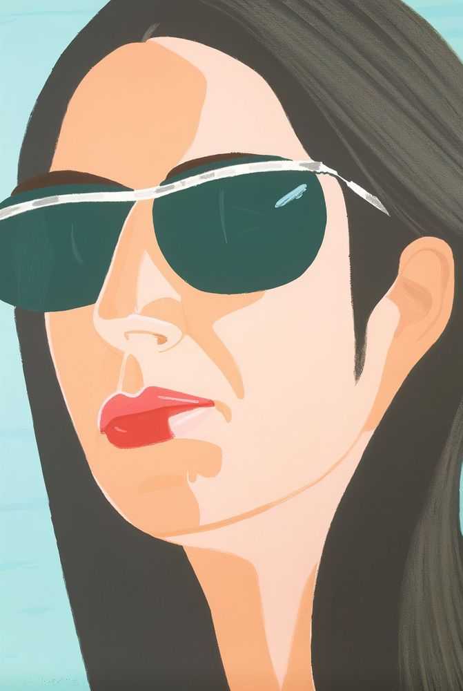 Alex Katz, ‘Ada with Sunglasses’, 1990, Print, Silkscreen in twenty-nine colours on Arches Roll Stock 100% Rag paper, Gaultney Klineman Art, Numbered