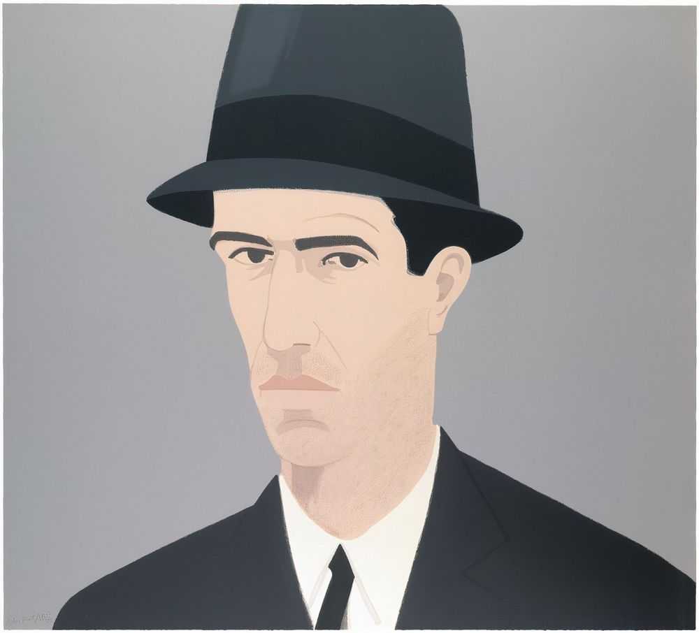 Alex Katz, ‘Alex Katz, Self Portrait (Passing)’, 1990, Print, Screenprint in twenty-three colours on Arches Roll Stock 100% Rag paper, Gaultney Klineman Art, Numbered