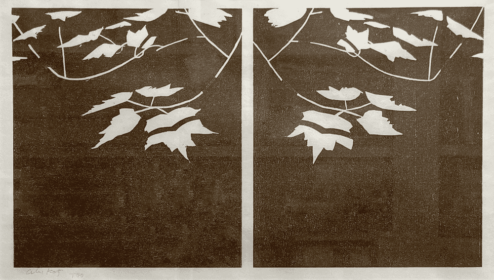 Alex Katz, ‘Black Pond’, 1989, Print, Woodcut on Goya paper, Parkett Publishers, Numbered