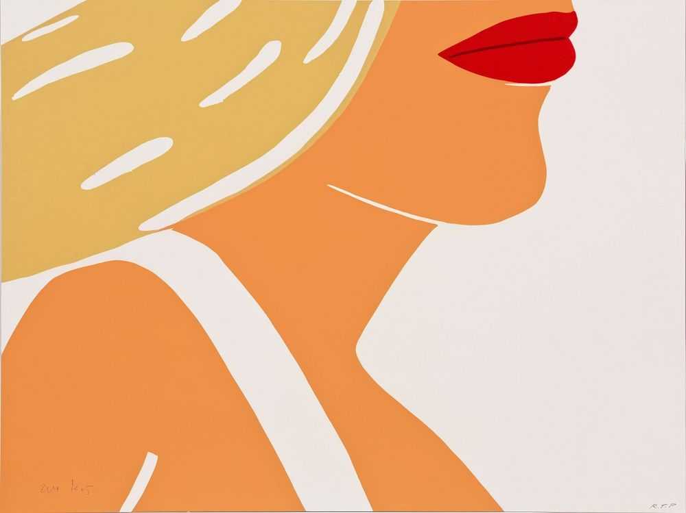 Alex Katz, ‘Coca Cola Girl 10’, 2021, Print, Woodcut in four colours on Somerset White, Satin, 300gsm, Lococo Fine Art, Numbered