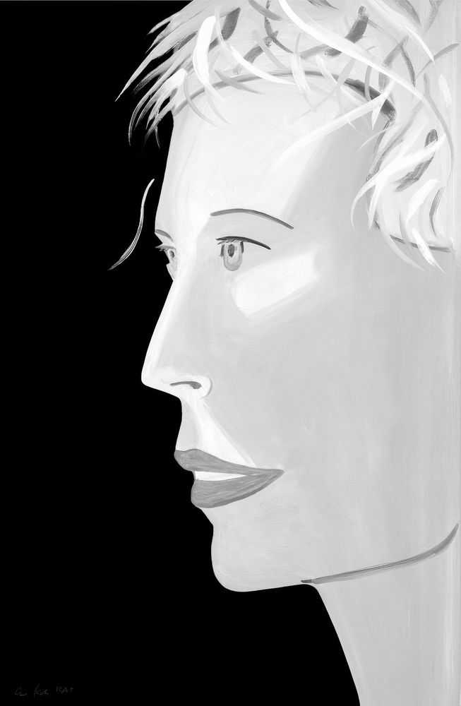Alex Katz, ‘Coca Cola Girl (Black)’, 27-02-2019, Print, Archival pigment inks on Moab Entrada Rag Bright White 300gsm fine art paper, Lococo Fine Art, Numbered
