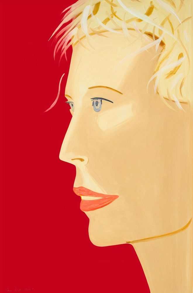 Alex Katz, ‘Coca Cola Girl (Red)’, 27-02-2019, Print, Archival pigment inks on Moab Entrada Rag Bright White 300gsm fine art paper, Lococo Fine Art, Numbered