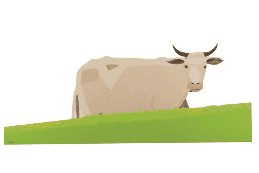 Alex Katz, ‘Cow’, 2004, Sculpture, Screenprint on both sides on aluminum, null, Numbered