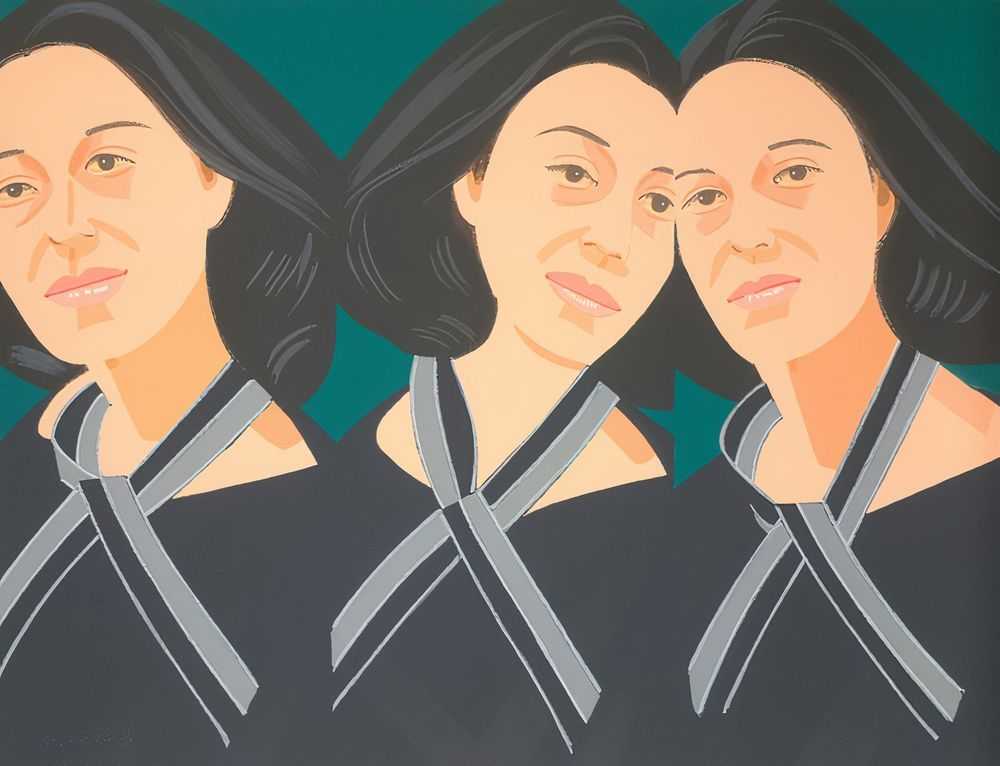 Alex Katz, ‘Gray Ribbon’, 1990, Print, Screenprint in twenty-two colours on Arches Roll Stock 100% Rag paper, Gaultney Klineman Art, Numbered