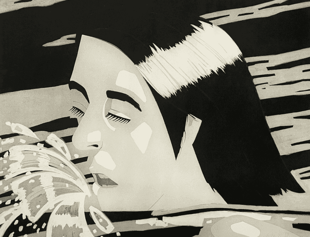 Alex Katz, ‘The Swimmer’, 1974, Print, Aquatint on German Etching paper, Brooke Alexander, Inc., and Marlborough Graphics, Numbered