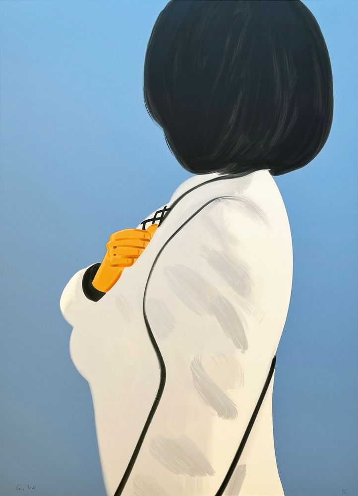 Alex Katz, ‘Vivien in White Coat’, 2022, Print, Screenprint on Saunders Waterford 425gsm paper, null, Numbered