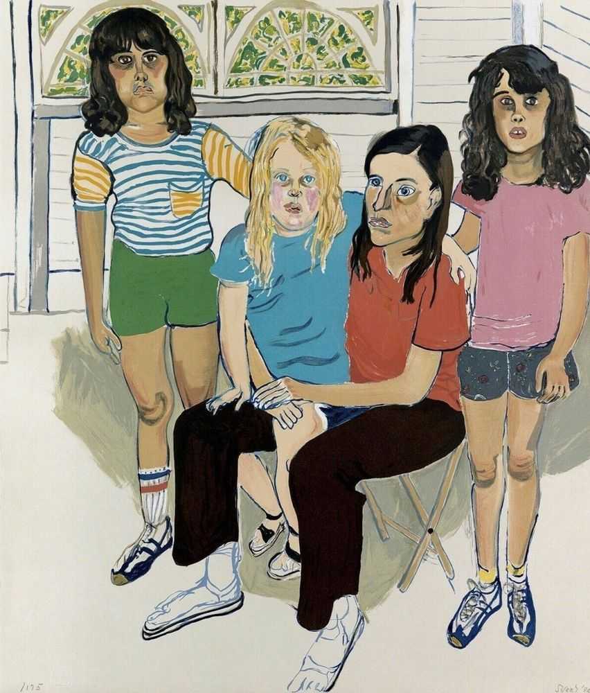 Alice Neel, ‘The Family’, 1982, Print, Lithograph on paper, null, Numbered, Dated