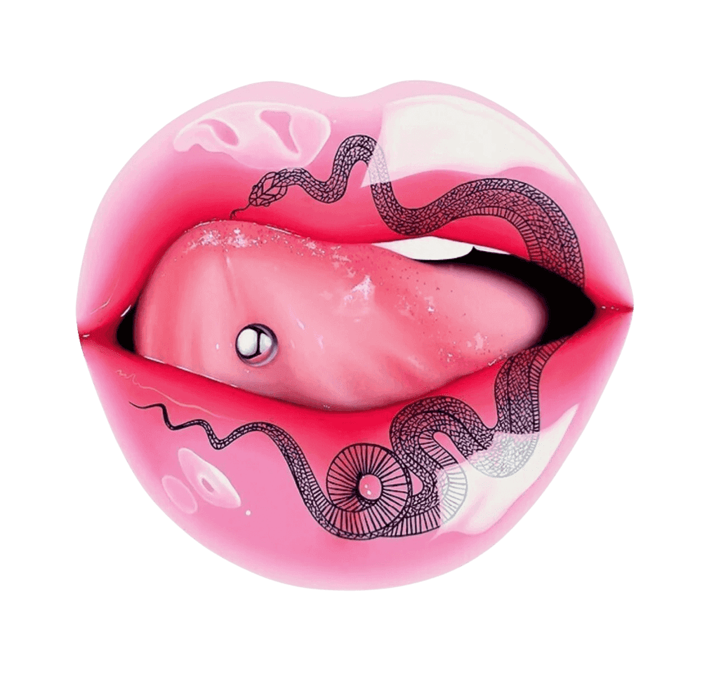 Sara Pope, ‘All About Eve’, 2022, Print, Archival Inkjet with one high gloss layer and a glitter varnish layer on the lips. Printed onto Somerset Satin Enhanced 330gsm Paper, null, Numbered