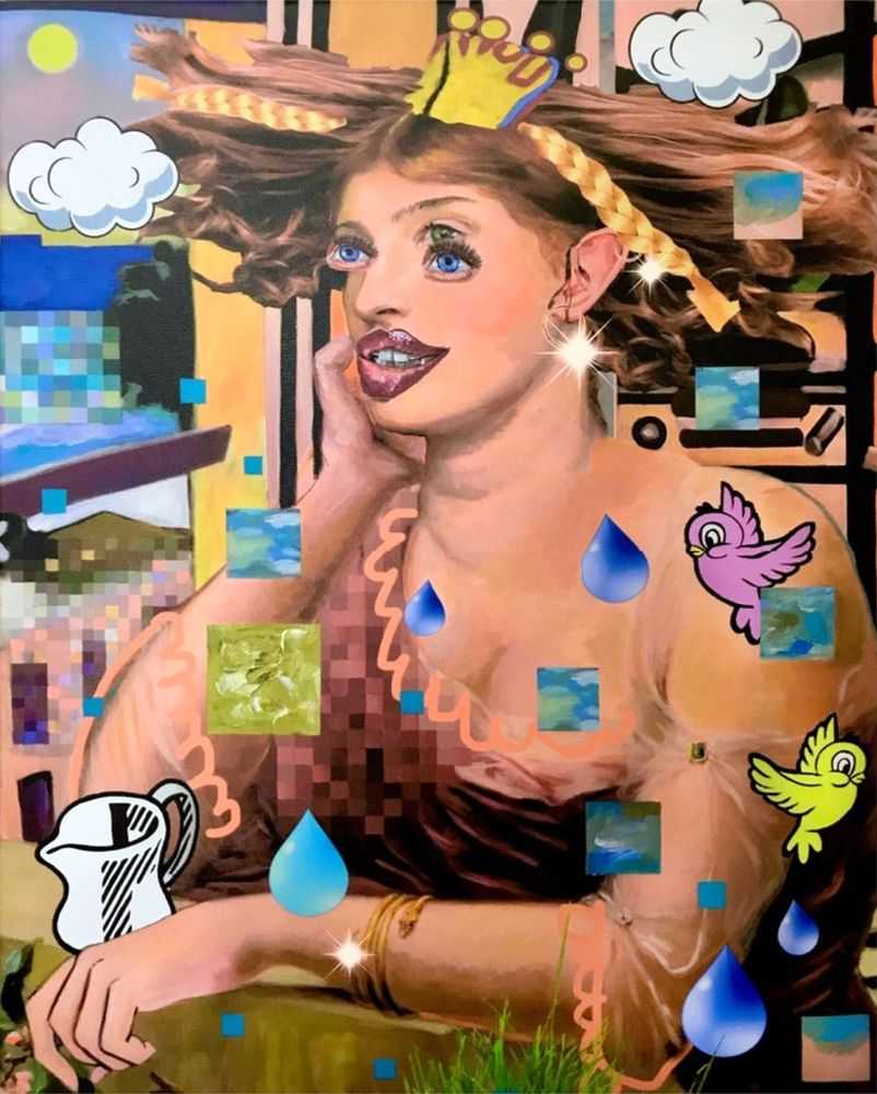 Allison Zuckerman, ‘Abandoned Whilst Hopeful Bride’, 2020, Print, Archival CMYK Ink on Canvas, null, Numbered, Dated
