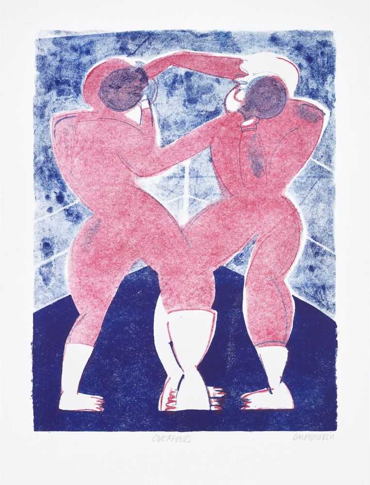 Anastacia Bay, ‘Overhand’, 2020, Print, Lithograph in colours, on BFK Rives paper, with full margins., null, Numbered