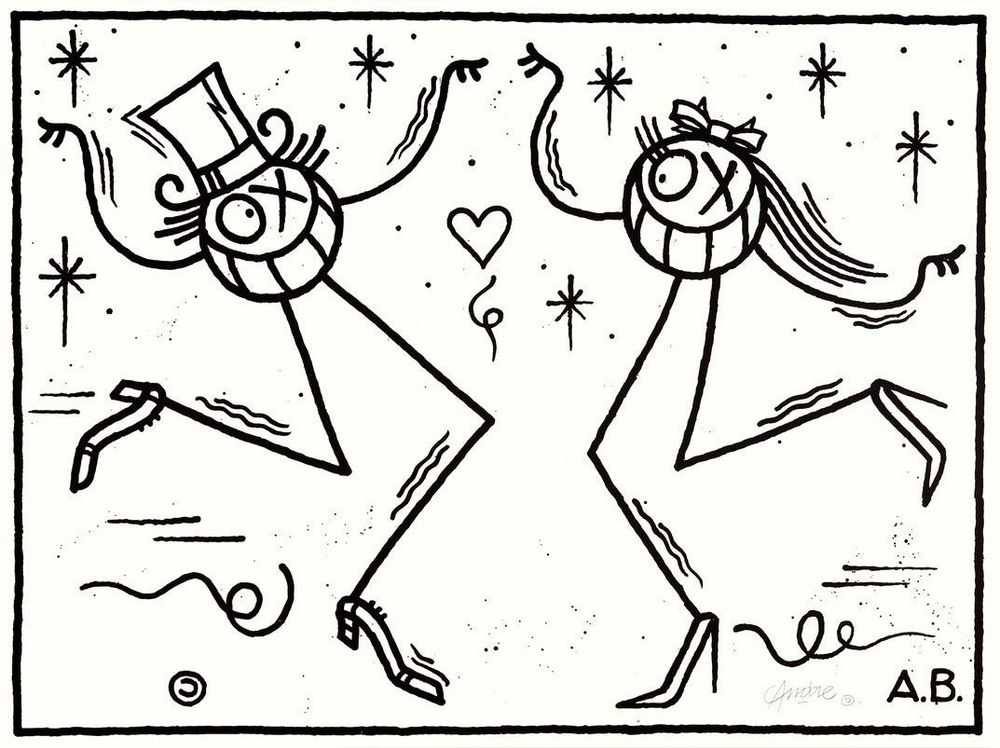 André Saraiva, ‘Amour Toujours (Black)’, 2026, Print, One Colour Screenprint on Somerset Tub Sized 410gsm, TODAY's PAPERS, 