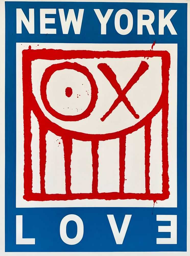 André Saraiva, ‘Love New York’, 09-11-2017, Print, Silkscreen, Free Arts NYC, Numbered