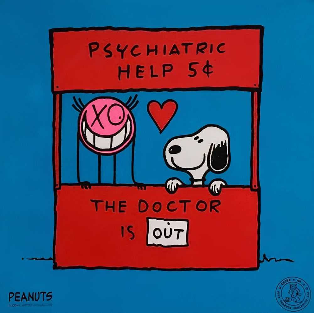 André Saraiva, ‘Mr. A Gives Psychiatric Help’, 26-04-2019, Print, Silkscreen on 90# Cover Crane Lettra Cotton Archival Paper, Self-released, Numbered
