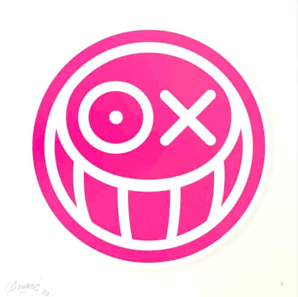 André Saraiva, ‘Mr A Pink’, 2022, Print, 3 colour hand pulled silkscreen finished with a satin glaze on Somerset Tub Sized 310gsm paper, Stowe Gallery, Numbered