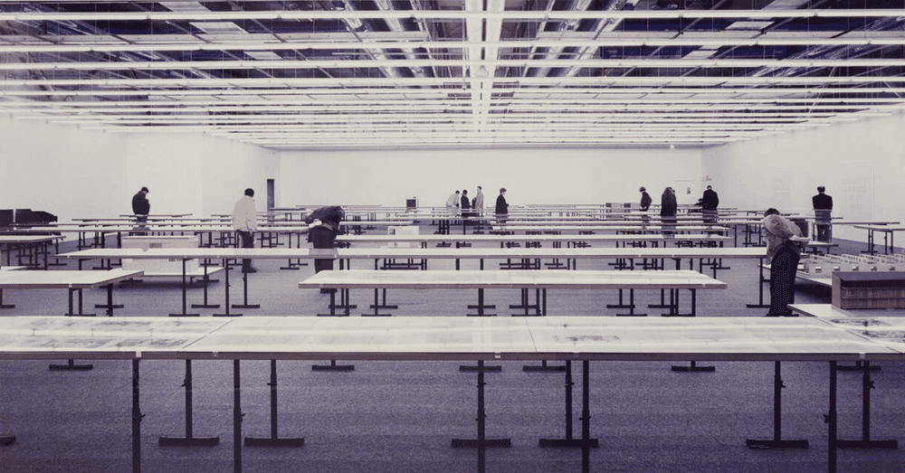 Andreas Gursky, ‘Centre Georges Pompidou’, 1995, Print, C-print in wooden frame., Parkett Publishers, Numbered