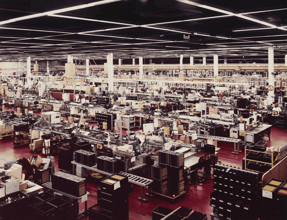 Andreas Gursky, ‘Nurnberg, Grundig’, 1993, Print, C-print, null, Numbered, Dated