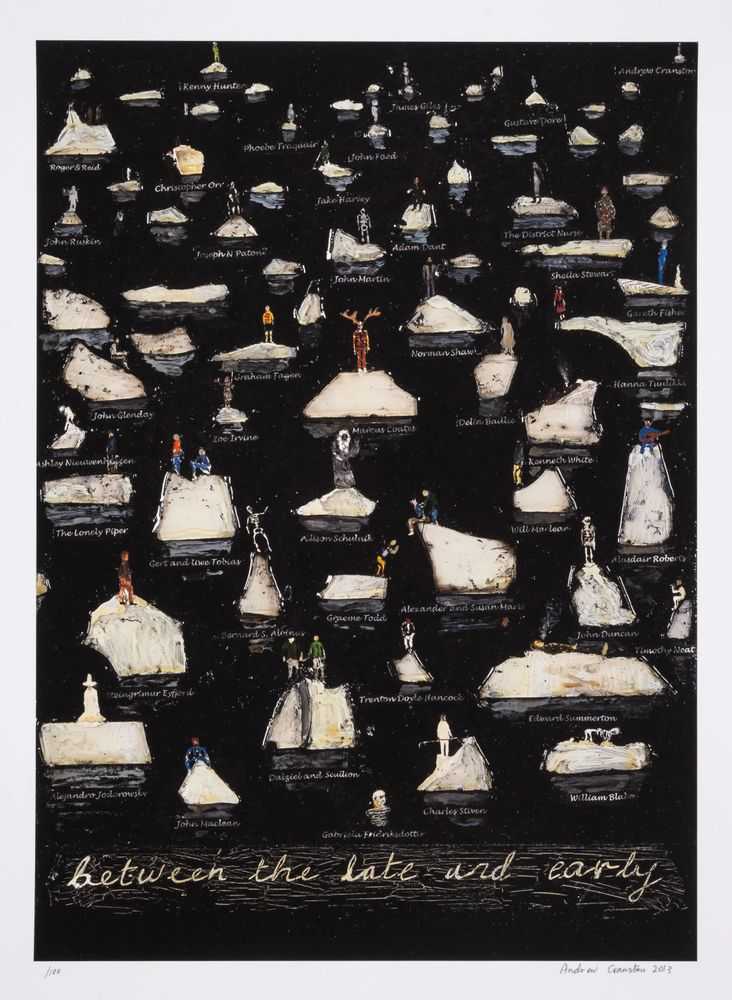 Andrew Cranston, ‘Between The Late And The Early’, 2013, Print, Giclee print in colours on wove paper, null, Numbered, Dated
