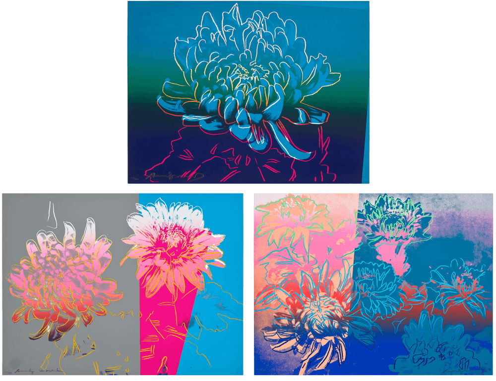 Andy Warhol, ‘Kiku (Complete Set)’, 1983, Print, Screen print on paper, null, Numbered