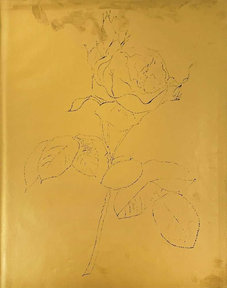 Andy Warhol, ‘A Gold Book, IV.122’, 1957, Print, Offset lithograph and watercolor on paper, null, 