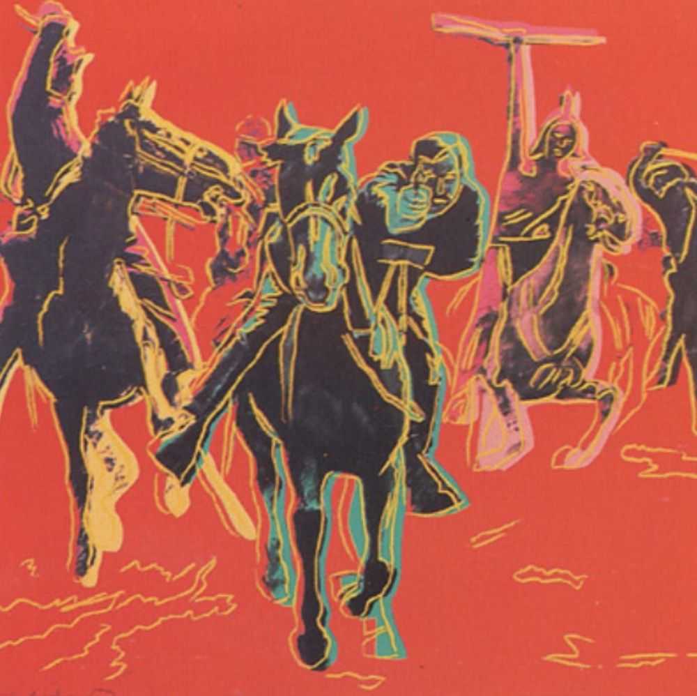 Andy Warhol, ‘Action Picture (FS II.375)’, 1986, Print, Screenprint on Lenox Museum Board, null, Numbered