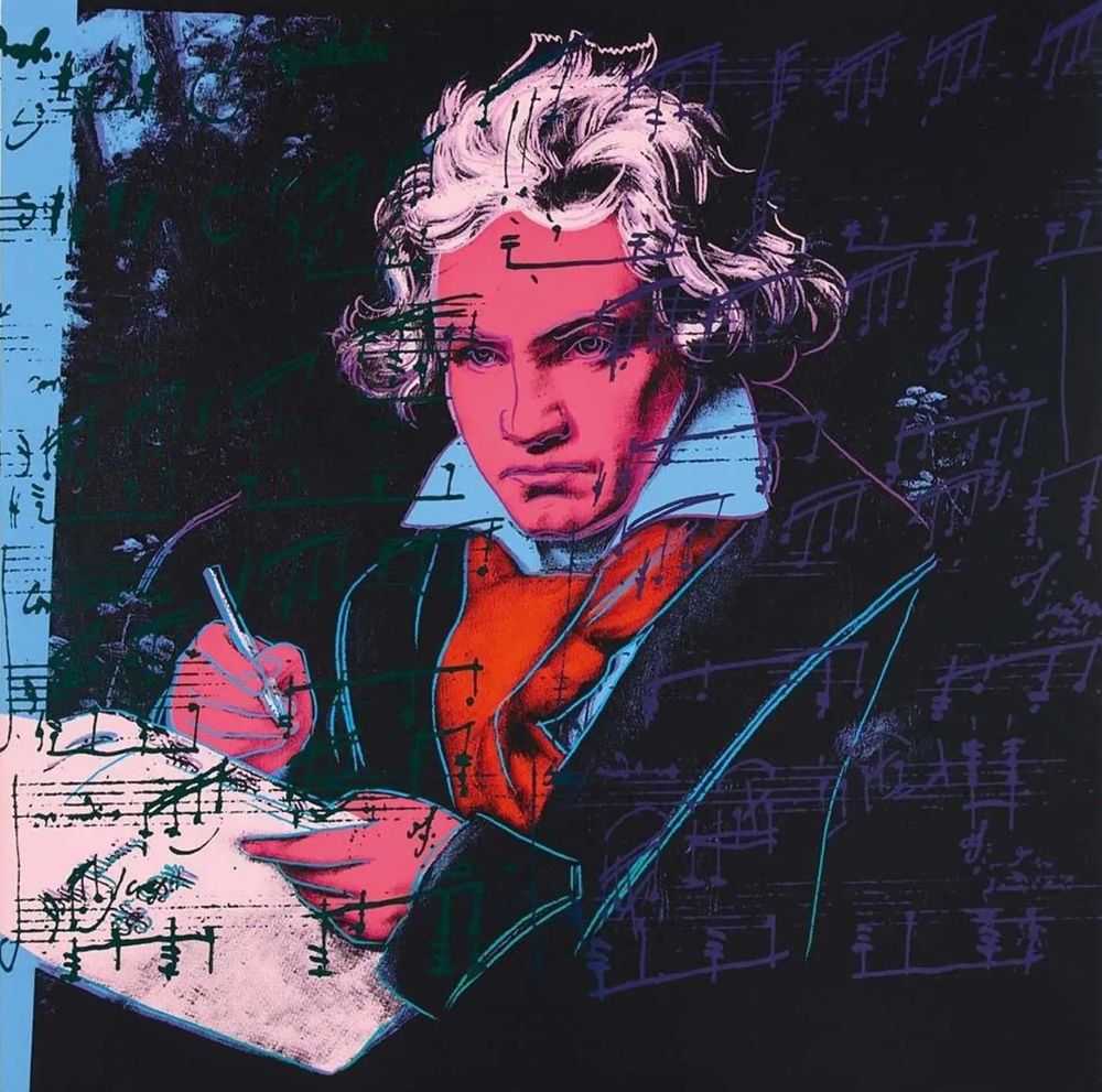Andy Warhol, ‘Beethoven (FS II.392)’, 1987, Print, Screenprint on Lenox Museum Board, Hermann Wünsche, Numbered