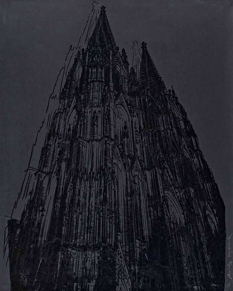 Andy Warhol, ‘Cologne Cathedral  (FS II.364)’, 1985, Print, Screenprint with diamond dust on Lenox Museum Board, Hermann Wünsche, Numbered