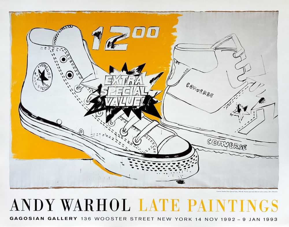 Andy Warhol, ‘Converse Sneaker Extra Special Value’, 1993, Print, Thick semi-gloss poster paper, null, 